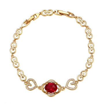 73307 Xuping Jewelry Hot Sell Women Elegant gold Bracelet for Wedding